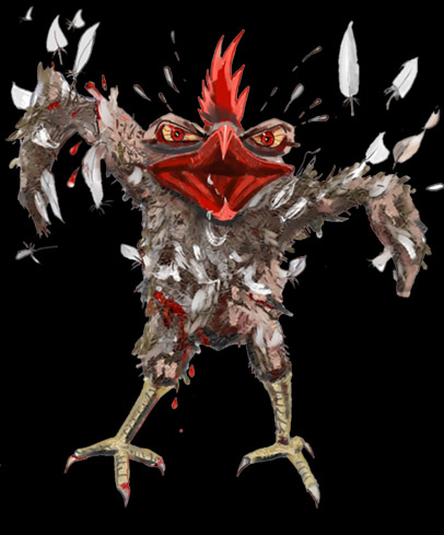 chicken zombie