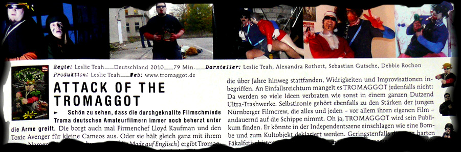 tromaggot preview in deadline