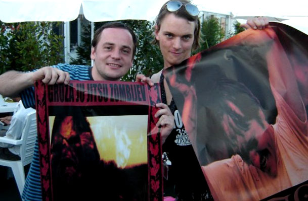 tromaggot shows a poster
