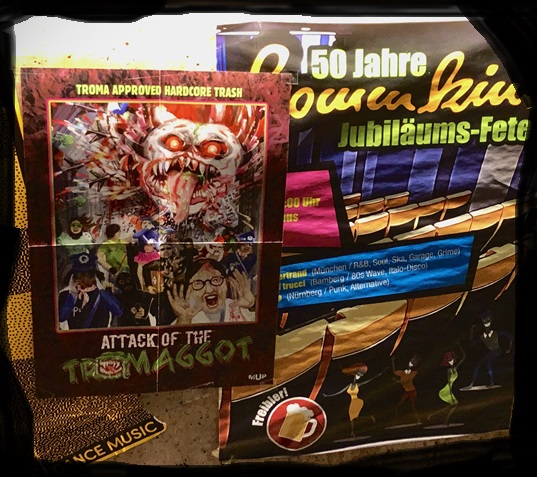 Tromaggot-Poster vor dem Filmhaus in Nürnberg